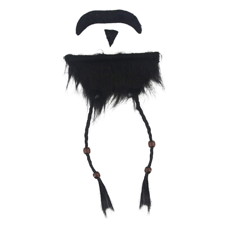 Beard and Mo Pirate Black