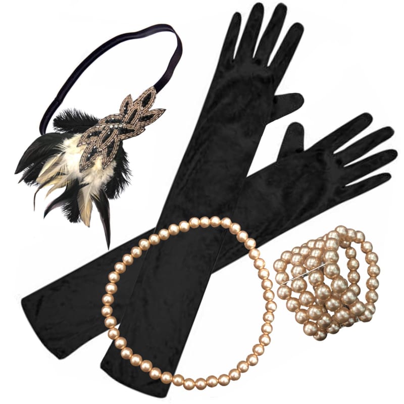 Dress Up Kit Flapper Gatsby Rose