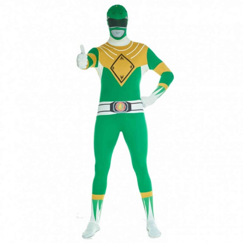 Costume Adult Power Rangers Green M