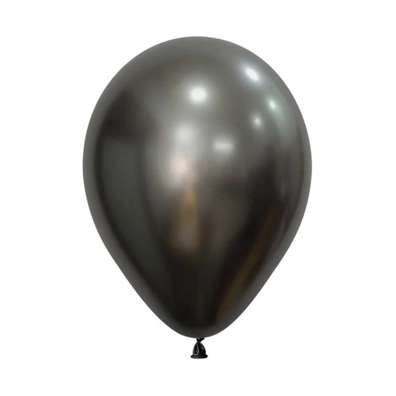 Balloons 30cm Silk Midnight Black Pk50
