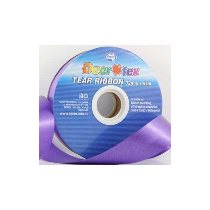 Tear Ribbon Purple 31mm x 91m DNR