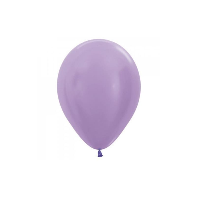 Balloons 12cm Metallic Lavender Pk100