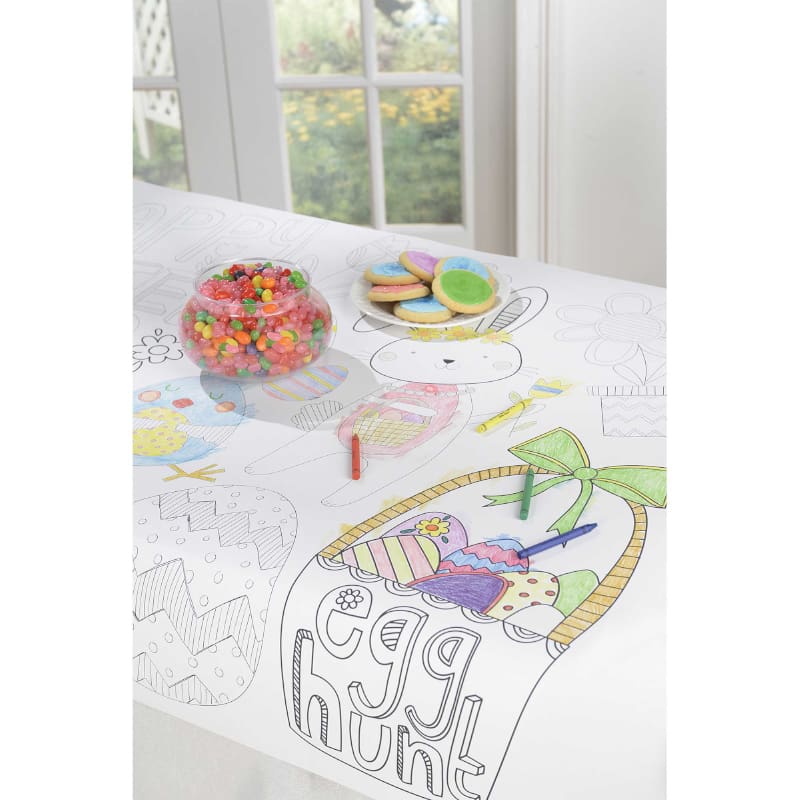 Easter Tablecloth Colouring In