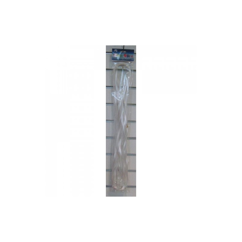 Curling Ribbon & Disc White Pk25