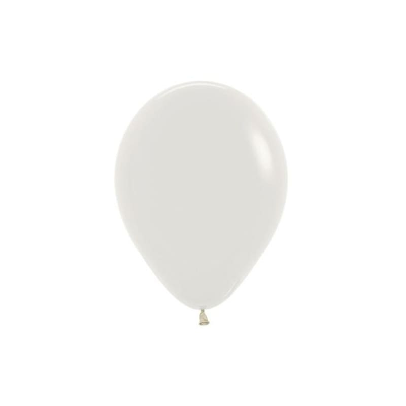 Balloons 12cm Matte Dusk Cream Pk100