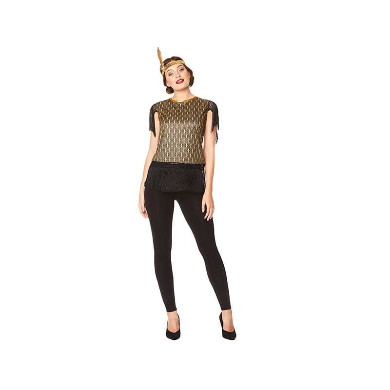 Costume Adult Flapper T Shirt M