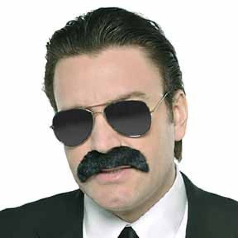 Moustache Good Fella Black