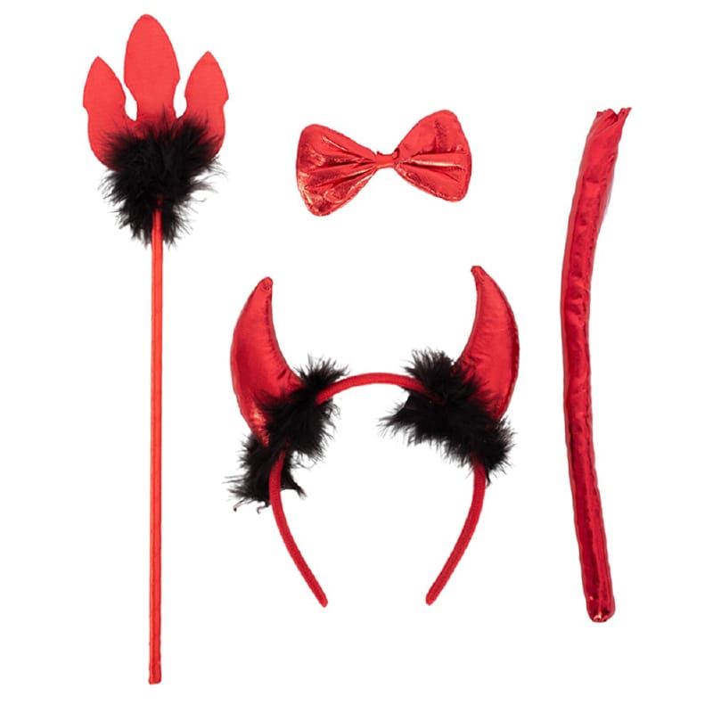 Dress Up Kit Devil 4pcs