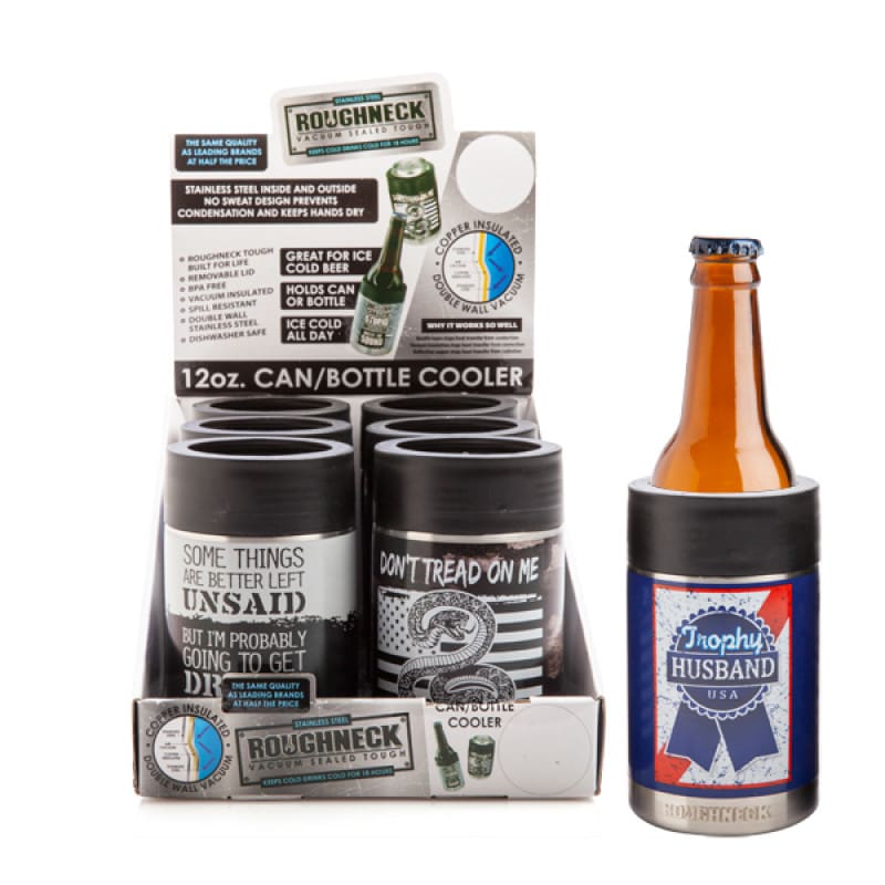 Stubby Cooler Metal Can Male Assorted