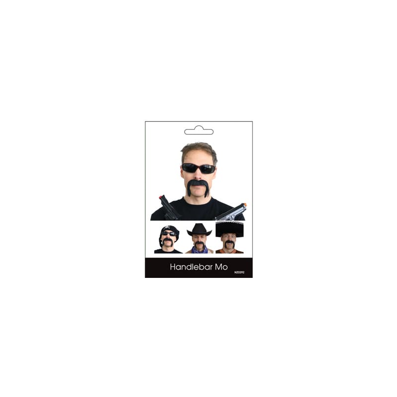 Moustache Handlebar Black