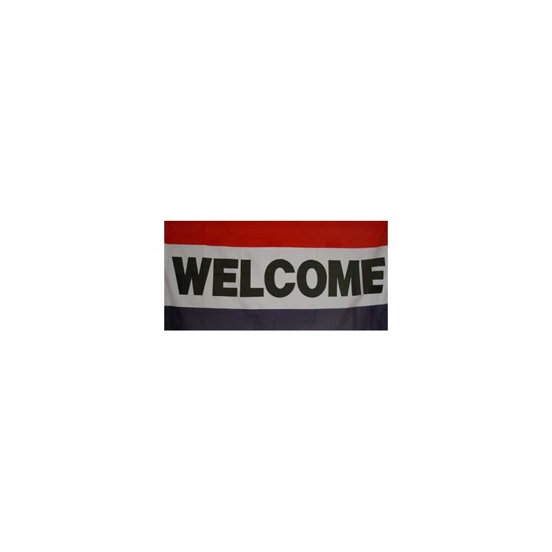 Large Flag Welcome 90cm x 150cm DNR