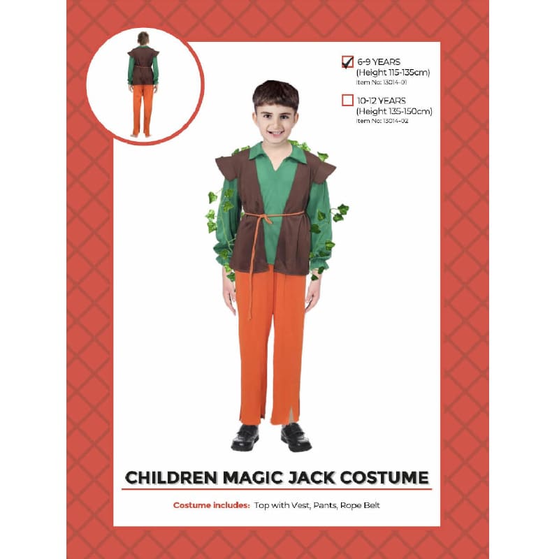 Costume Child Magic Jack 6-9