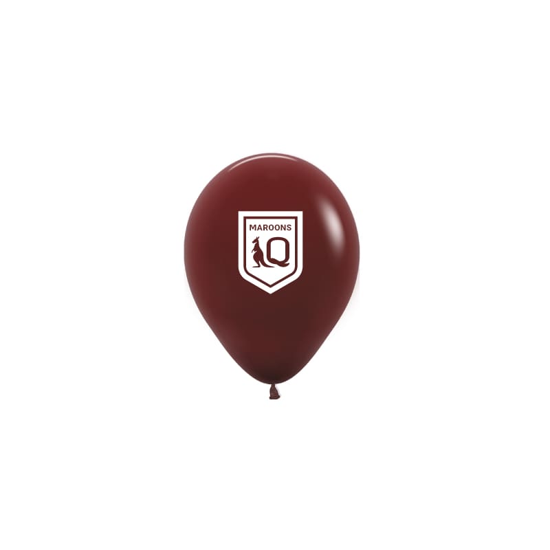 Balloons 30cm 1 Sided QLD NRL Maroons Pk