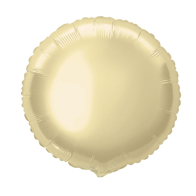 Foil Shape Round Champagne Gold 45cm NLA