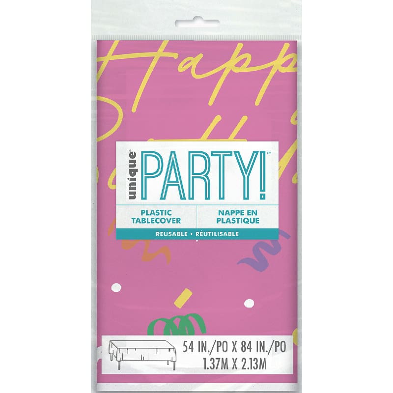 Tablecloth Rect Birthday Classic Streame