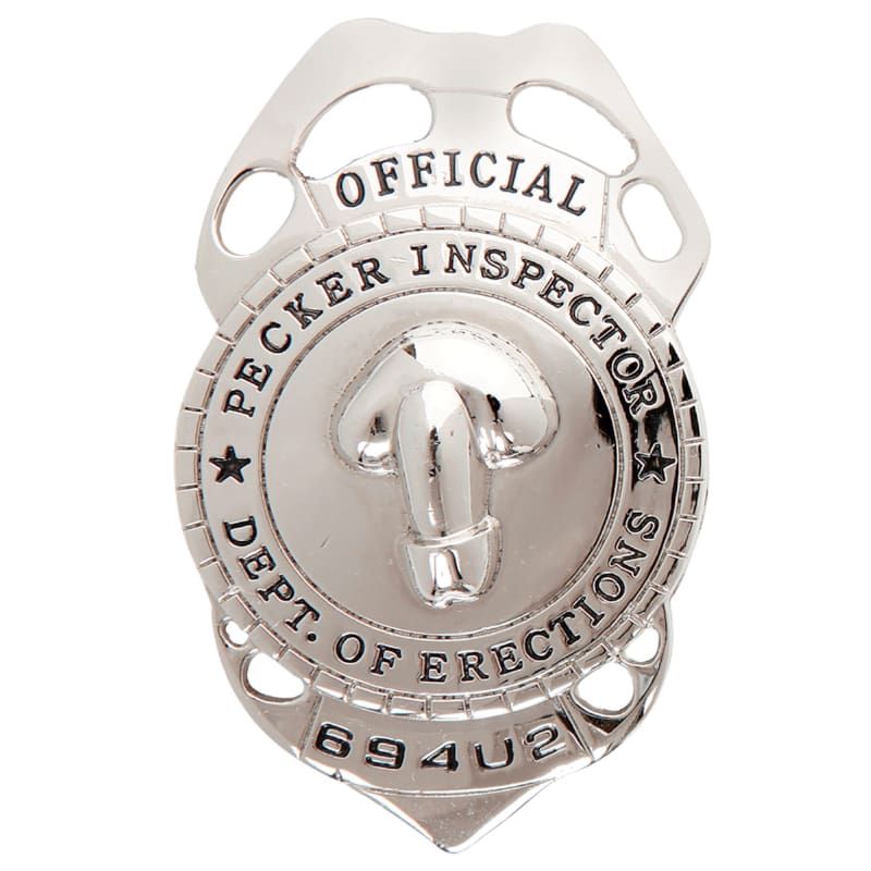 Badge Offical Pecker Inspection