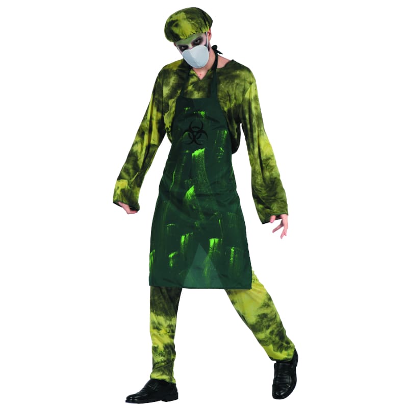 Costume Adult Biohazard Nurse Male M DNR