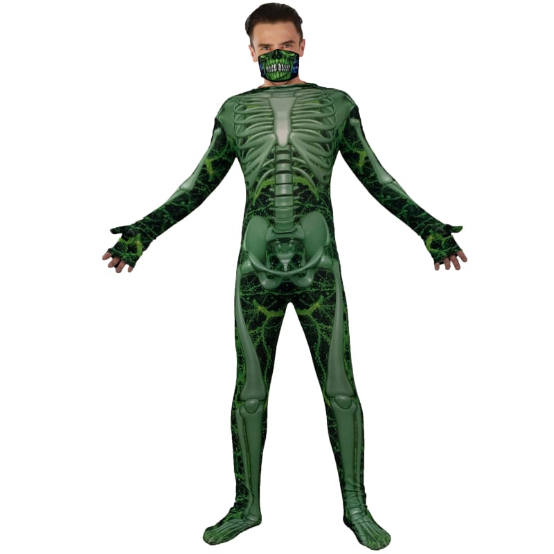 Costume Adult Patient Zero Skeleto M DNR