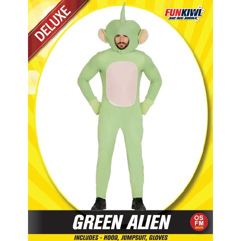 Costume Adult Alien Man Green
