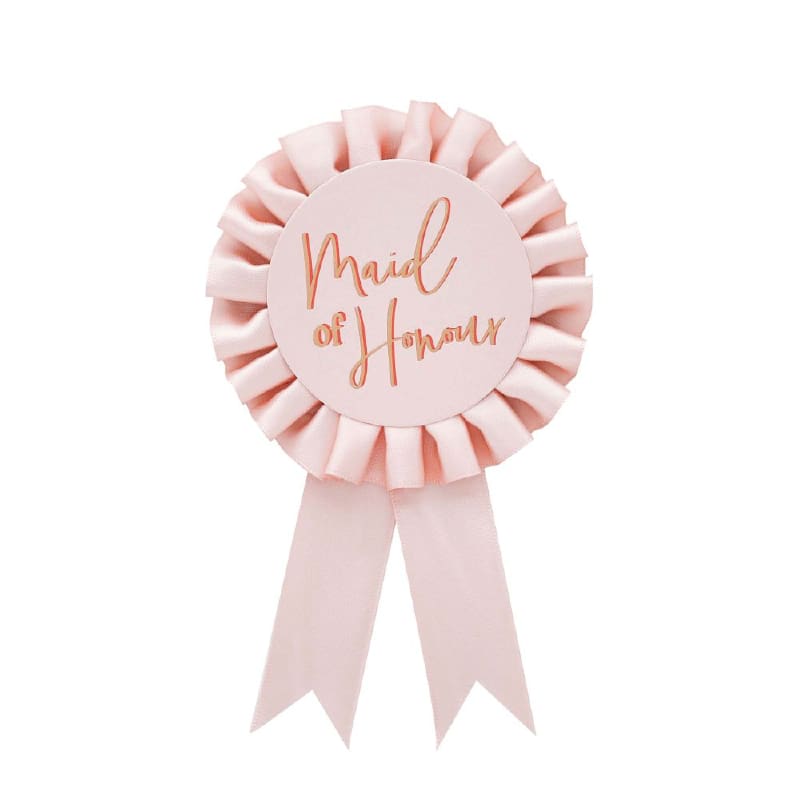 Badge Rosette Maid of Honour Yaaas